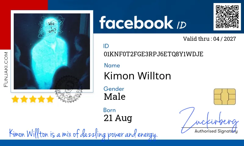 Facebook ID Card