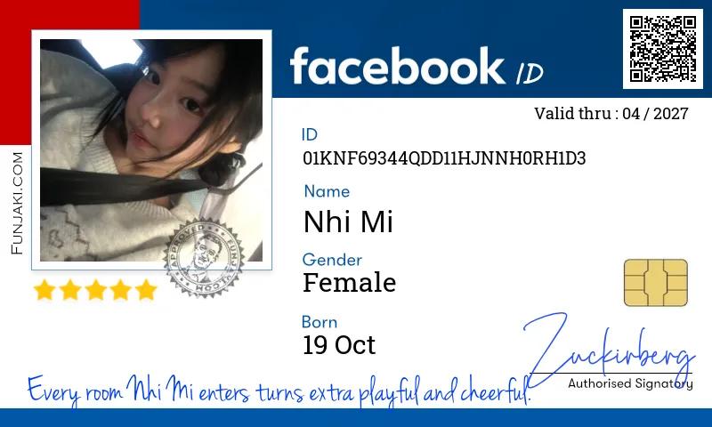 Facebook ID Card