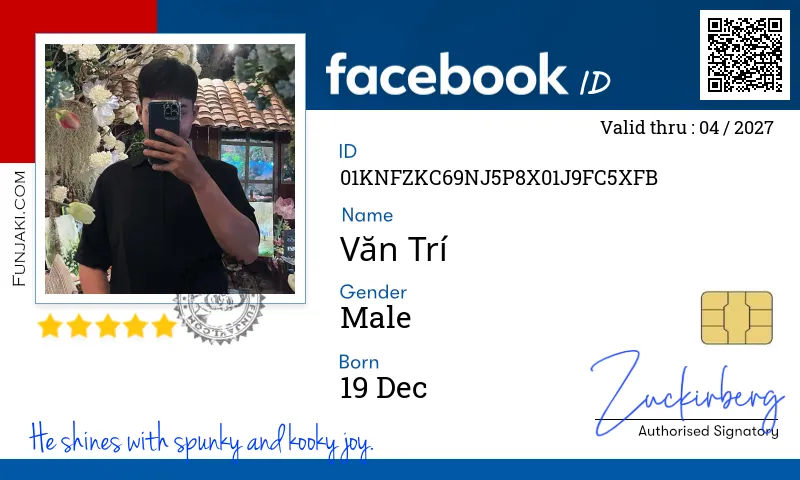 Facebook ID Card
