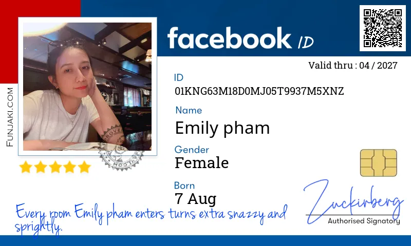 Facebook ID Card