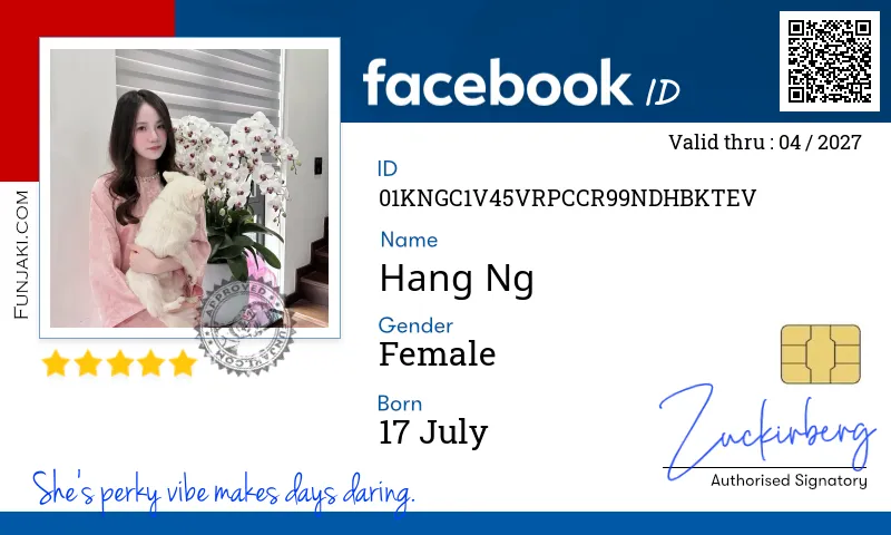 Facebook ID Card
