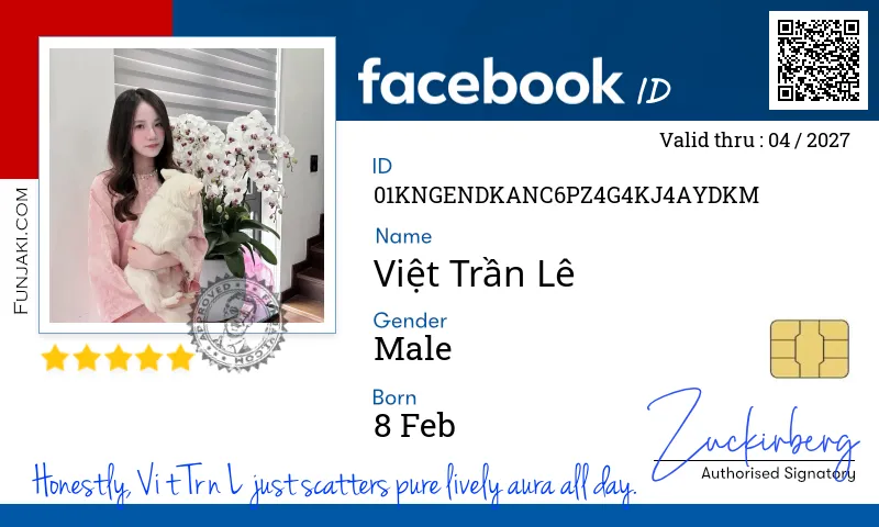 Facebook ID Card