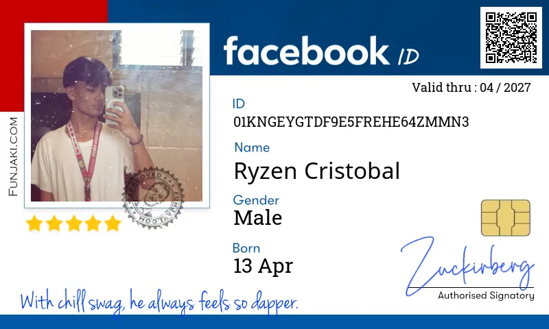 Facebook ID Card