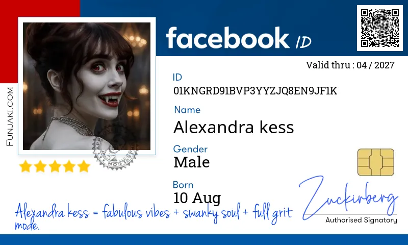 Facebook ID Card
