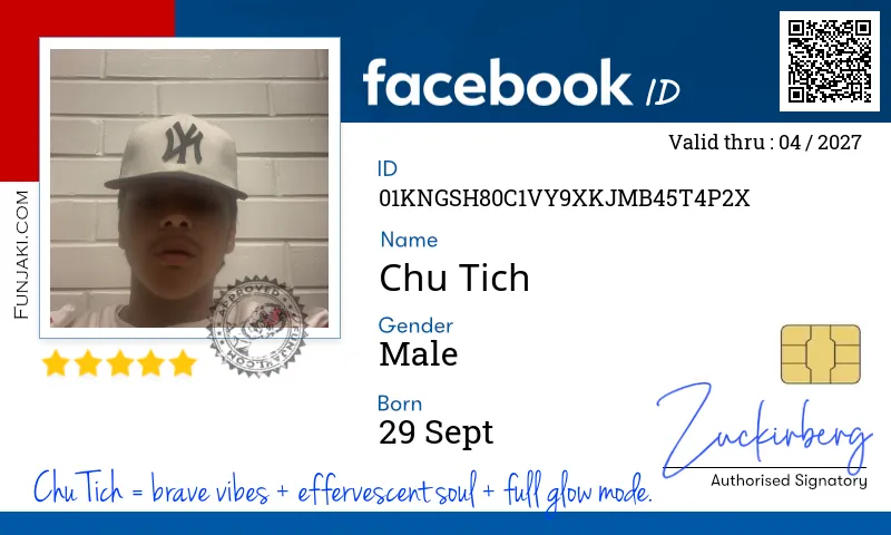 Facebook ID Card