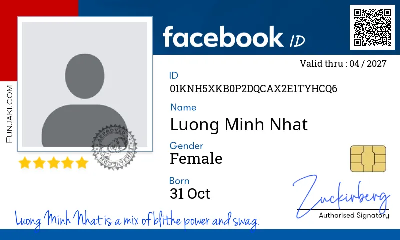 Facebook ID Card