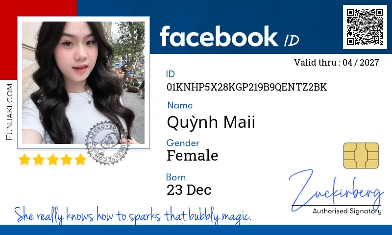 Facebook ID Card