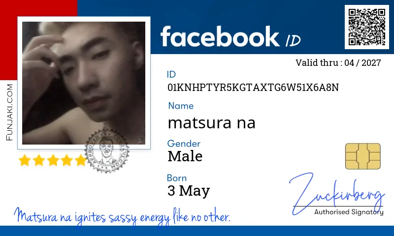Facebook ID Card