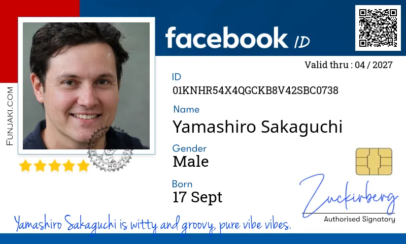 Facebook ID Card