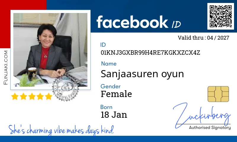 Facebook ID Card