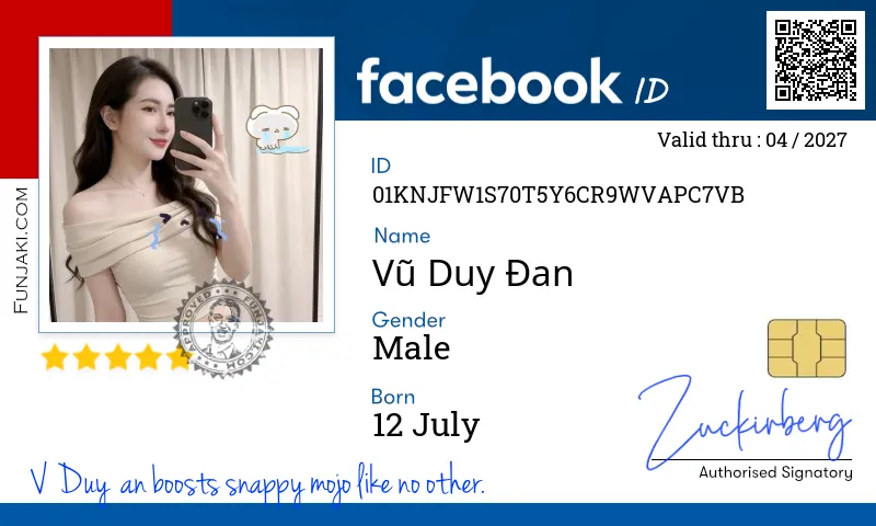 Facebook ID Card