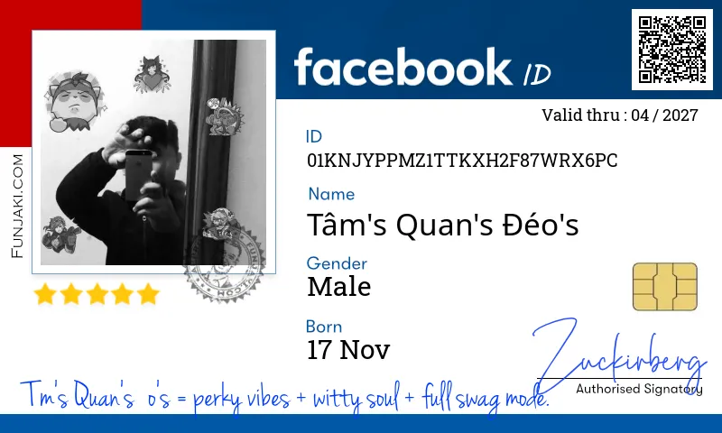 Facebook ID Card