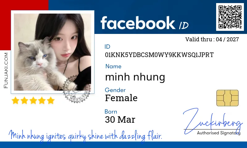 Facebook ID Card