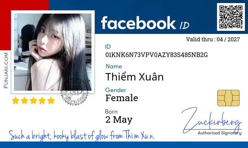 Facebook ID Card