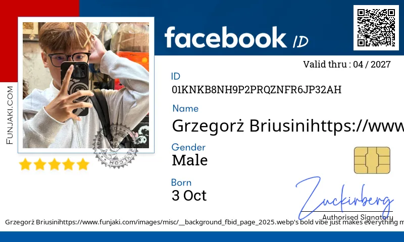 Facebook ID Card