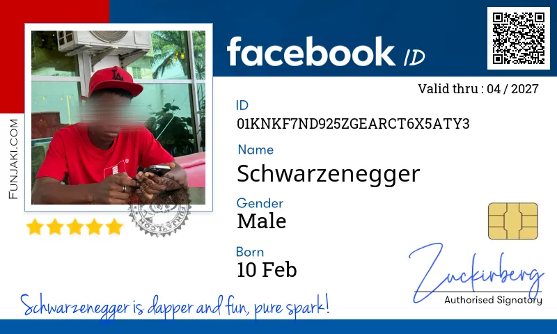 Facebook ID Card
