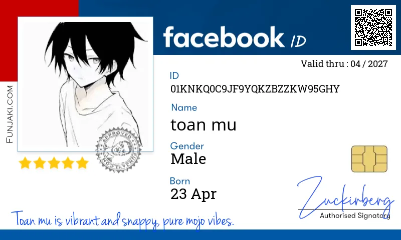 Facebook ID Card