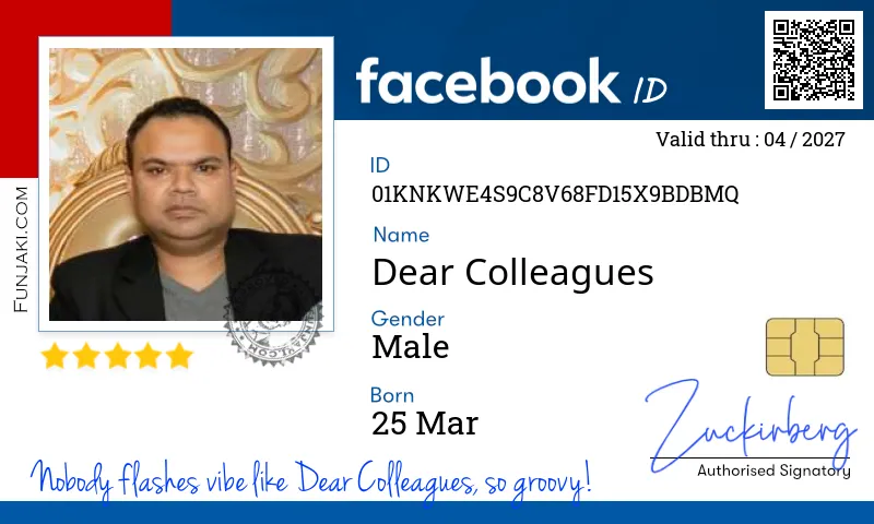 Facebook ID Card