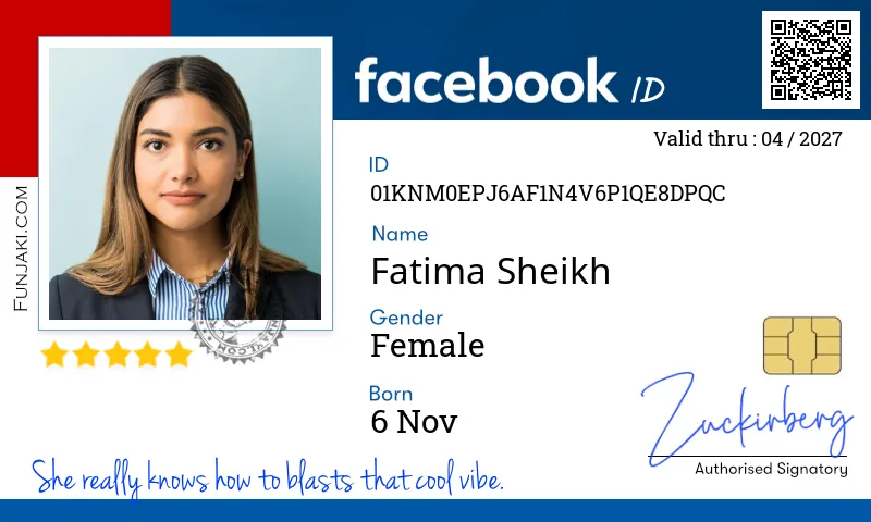 Facebook ID Card