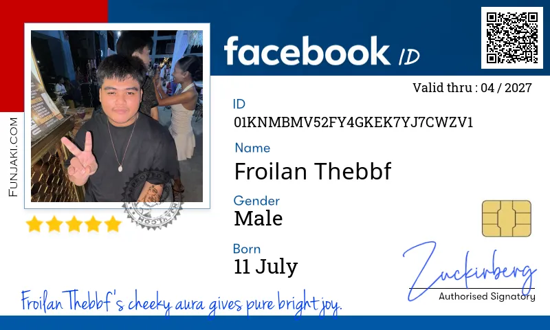 Facebook ID Card