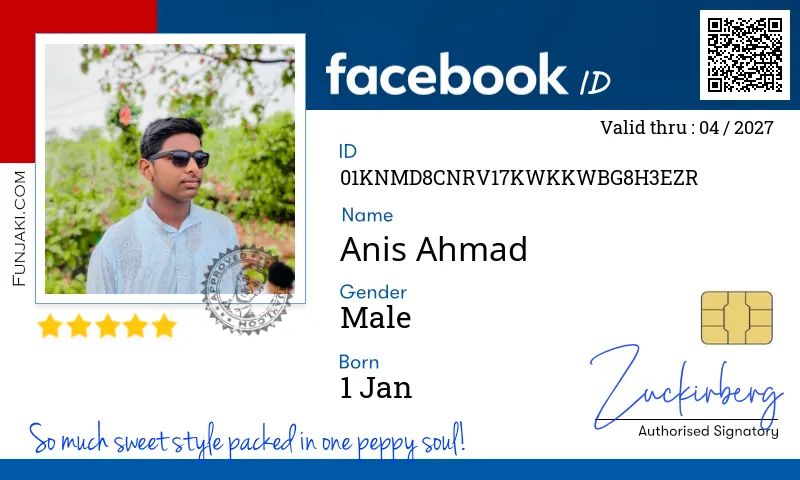 Facebook ID Card