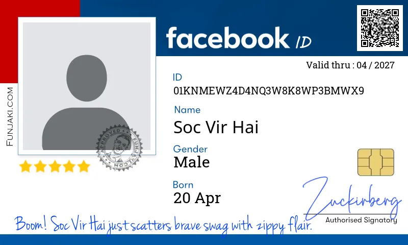 Facebook ID Card