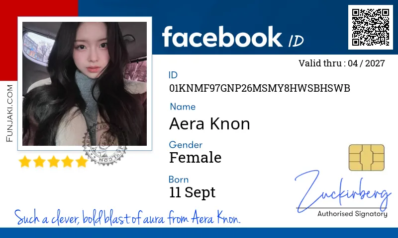 Facebook ID Card