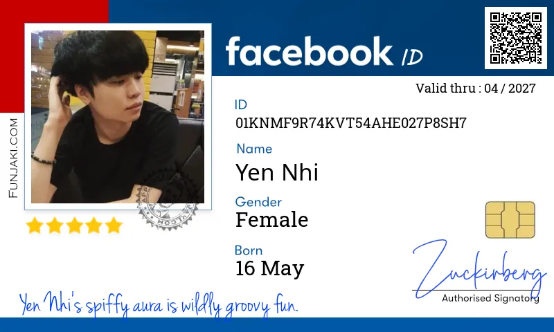 Facebook ID Card