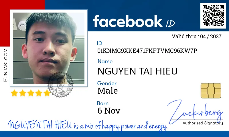 Facebook ID Card