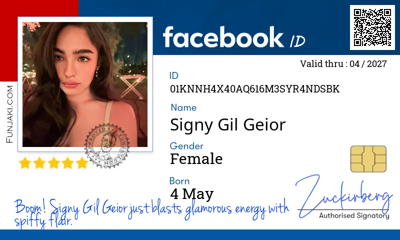 Facebook ID Card
