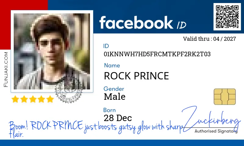 Facebook ID Card