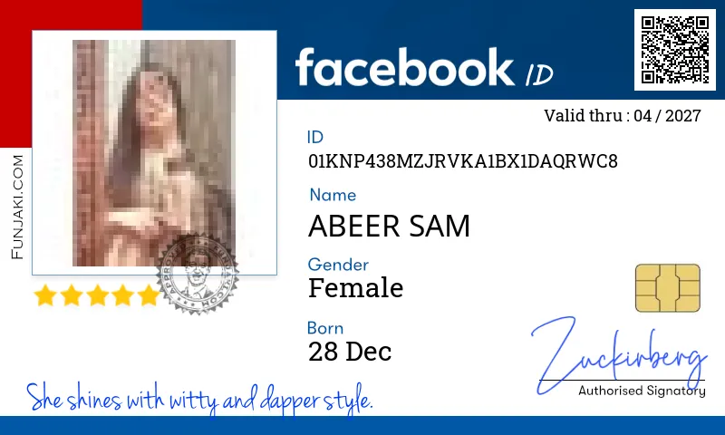 Facebook ID Card