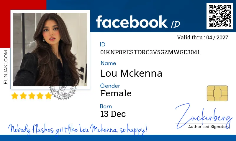 Facebook ID Card