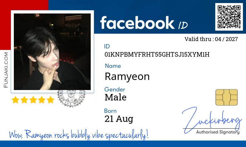 Facebook ID Card