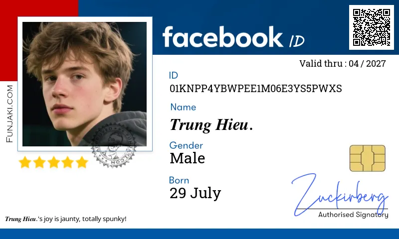 Facebook ID Card