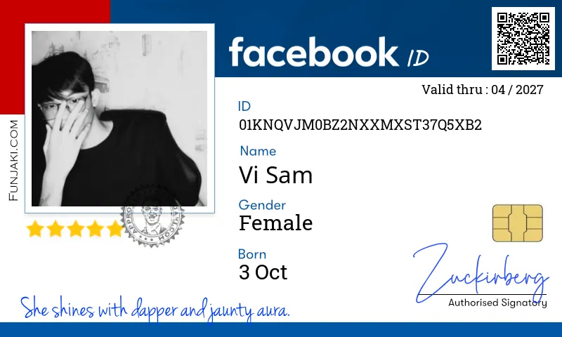 Facebook ID Card