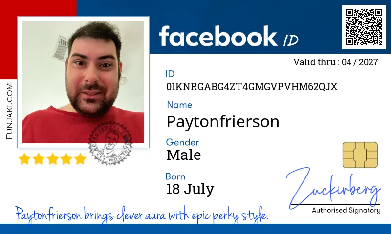 Facebook ID Card