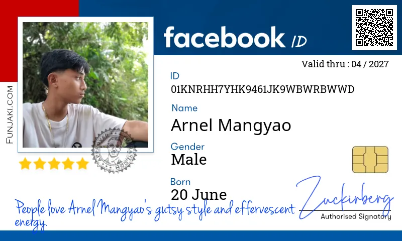 Facebook ID Card