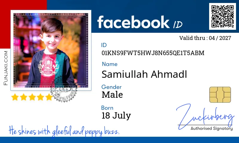 Facebook ID Card