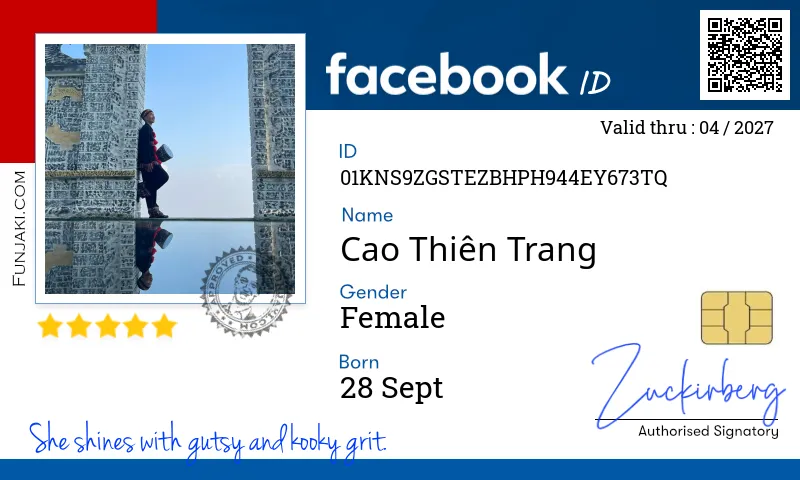 Facebook ID Card