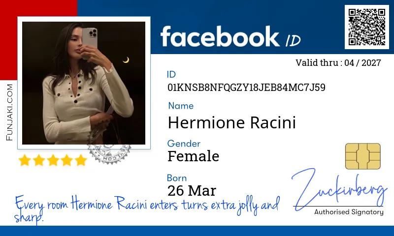 Facebook ID Card