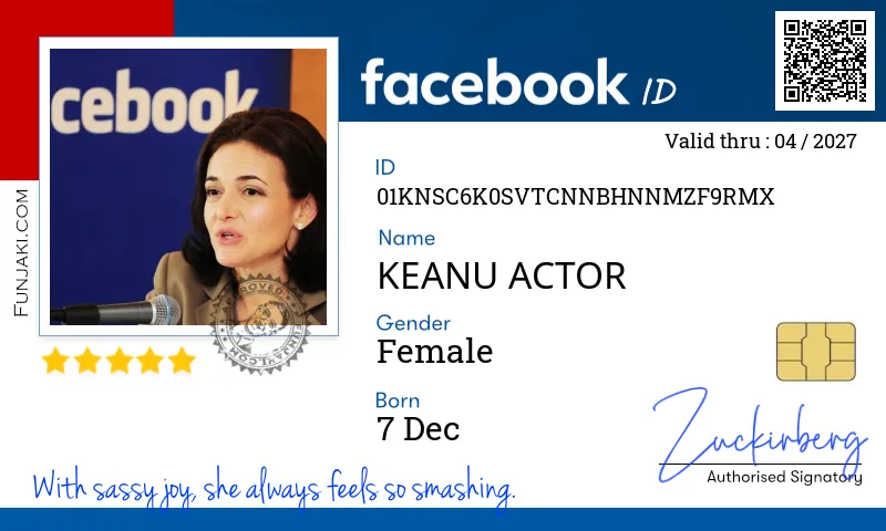 Facebook ID Card
