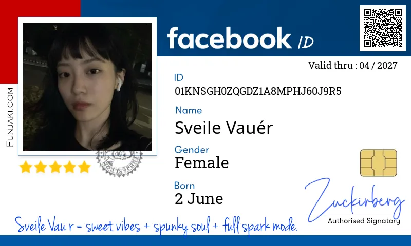 Facebook ID Card