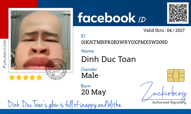 Facebook ID Card
