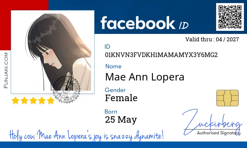 Facebook ID Card