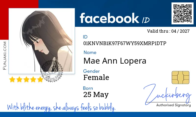 Facebook ID Card