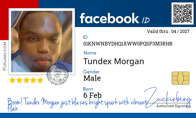Facebook ID Card