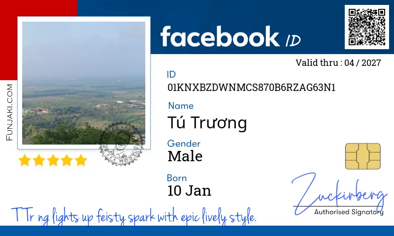 Facebook ID Card