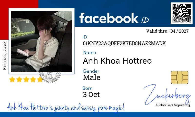 Facebook ID Card
