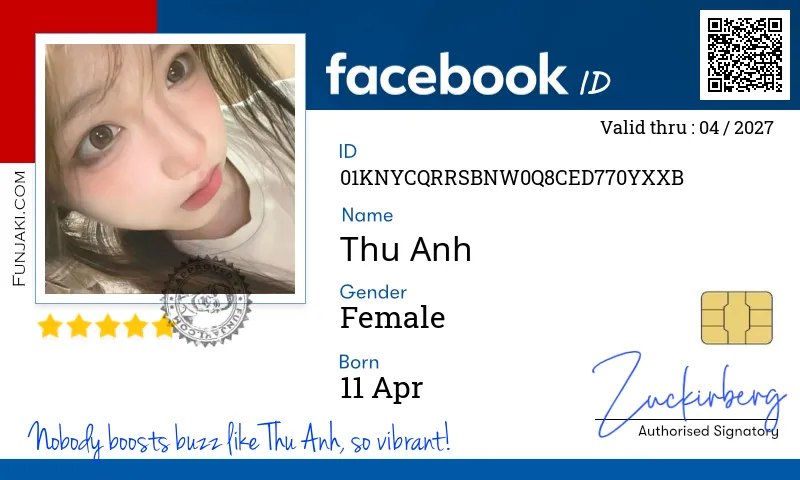 Facebook ID Card